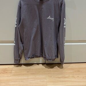 Stussy Men's Mauve Long Sleeve Tee